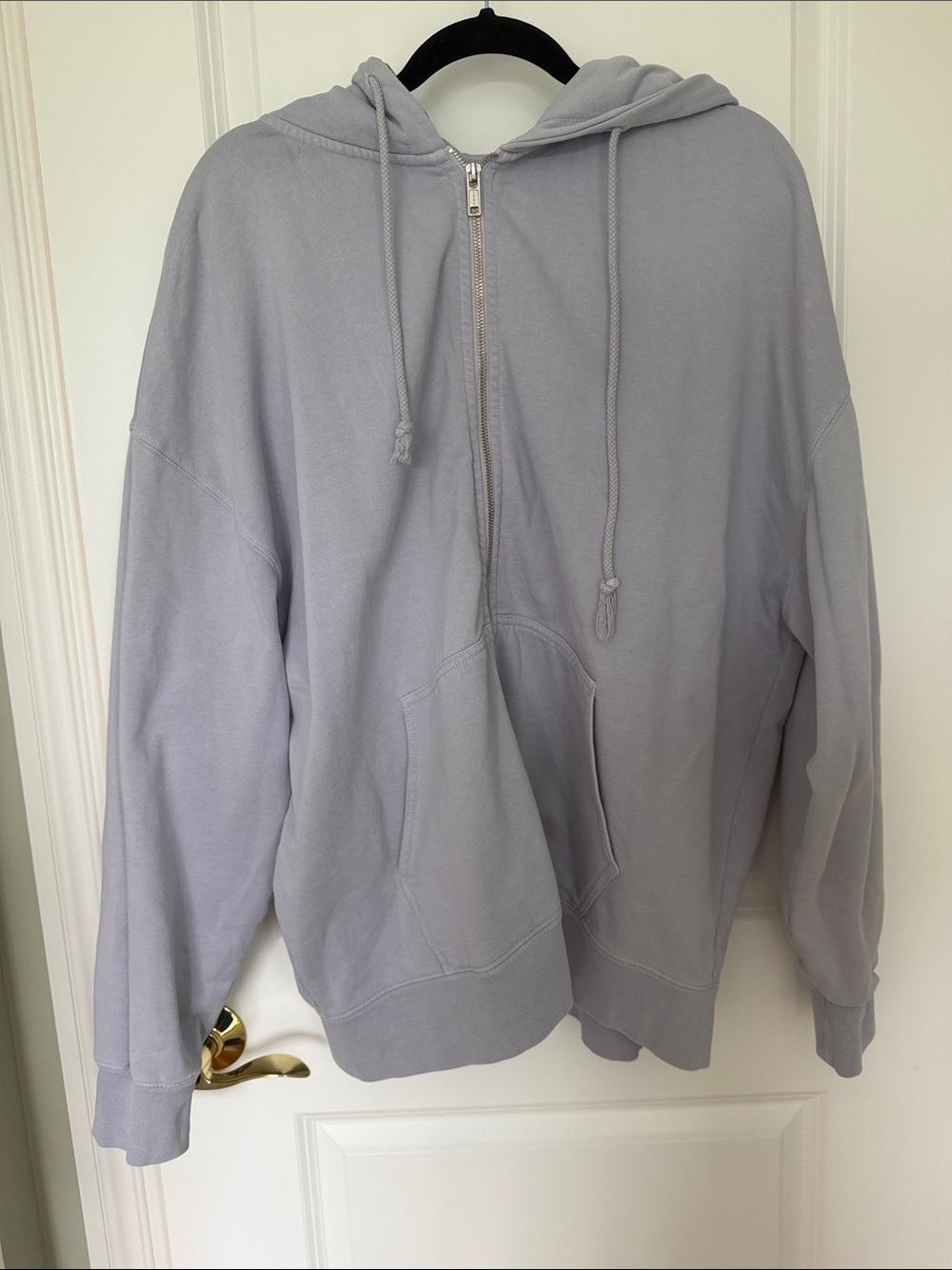 John Halt Lavender Zip-Up Hoodie